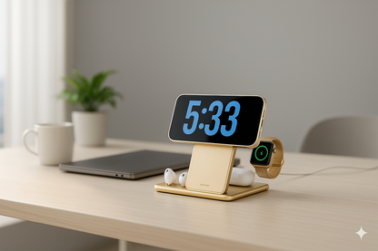 Qi2.2 25W Max Speed. 1 Pad for Apple Trio