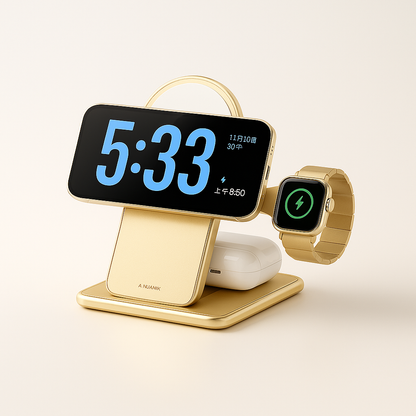 Qi2.2 25W Max Speed. 1 Pad for Apple Trio